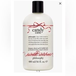 Philosophy candy cane shampoo, shower gel & bubble bath 16 Fl oz